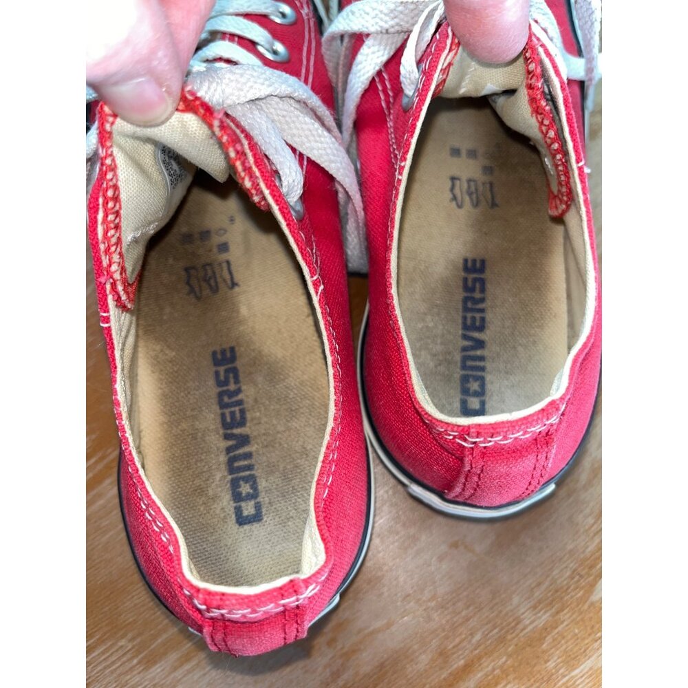 Converse All Star Red Sneakers Chuck Taylor Casual Shoes Grunge Unisex Women 5/7 - Picture 7 of 12
